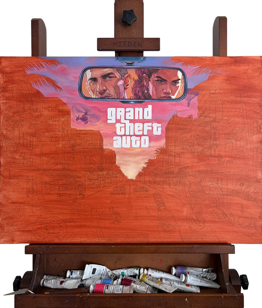 GTA VI | Giclée Fine Art Print | Oil Painting
