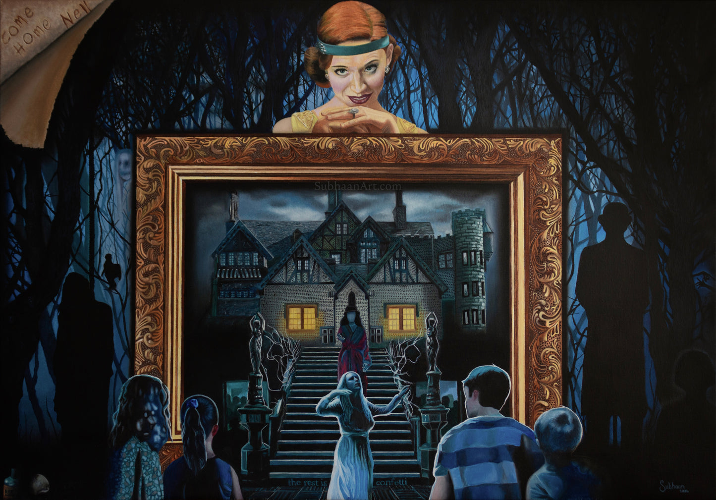 The Haunting of Hill House - Nell's Last Dance | Giclée Fine Art Print | Oil Painting